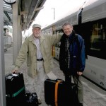 K. Dehnert und H.-W. Gierhake bei der Abreise 2010